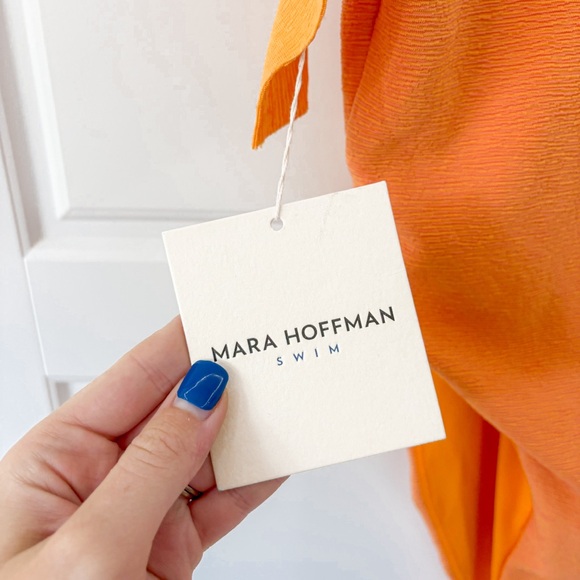 NEW Mara Hoffman Idalia One Piece Saffron - Picture 6 of 11